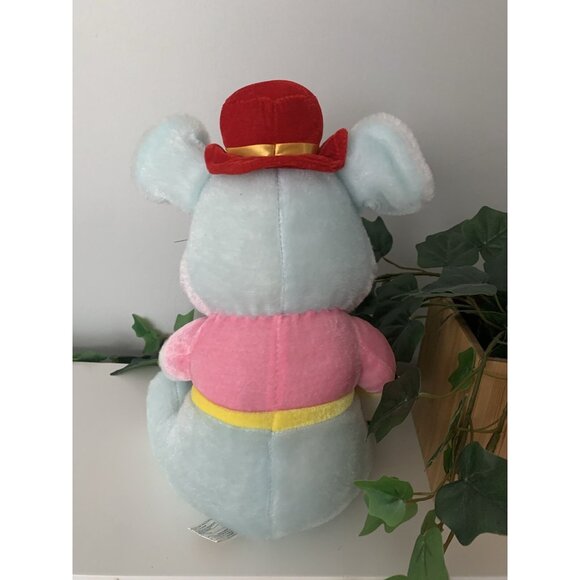 Vintage Blue Mouse Plush Valentine’s Day Love Sweetheart Hearts Grannycore Retro - Picture 2 of 9